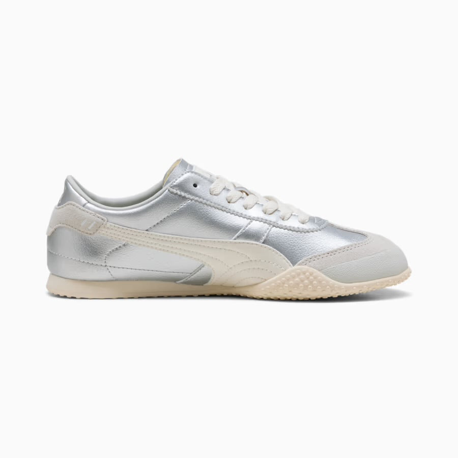 Puma Wmns Bella V2 Leather 'Warm White Silver' sneakers