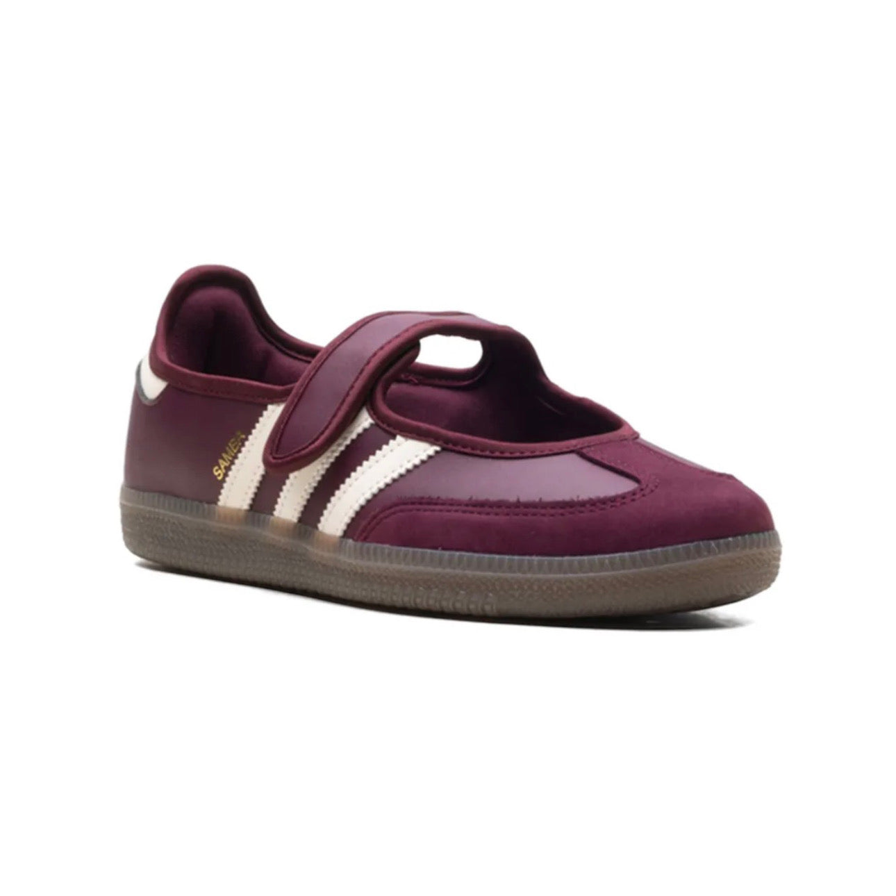 adidas Wmns Samba Mary Jane 'Maroon Cream White Gold Metallic'