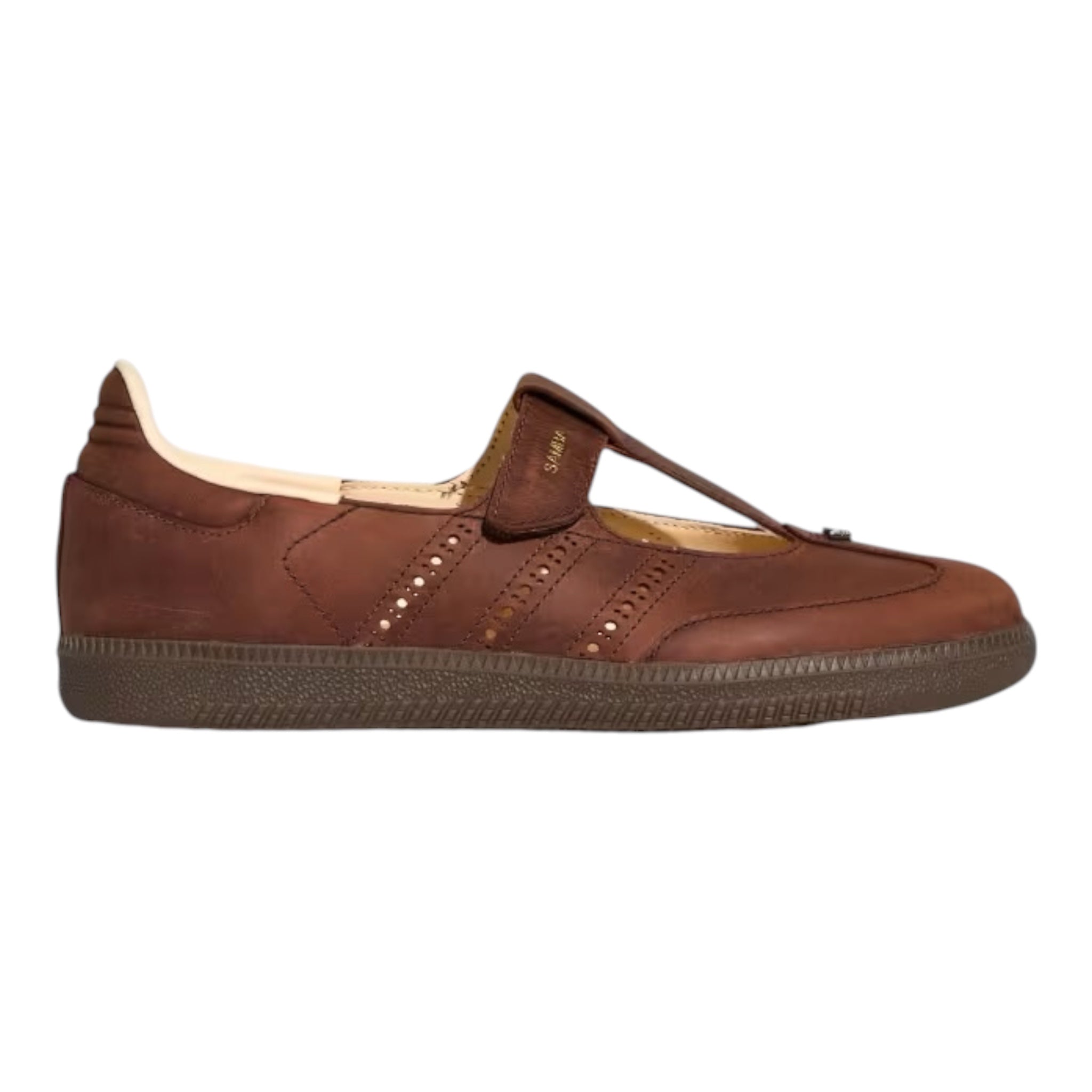 adidas samba jane leather brown