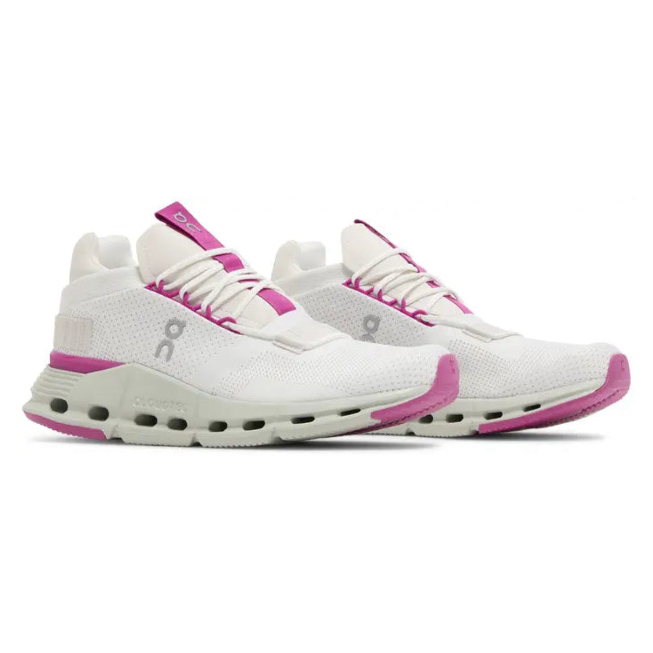 On Running Cloudnova Undyed/White/Carnation