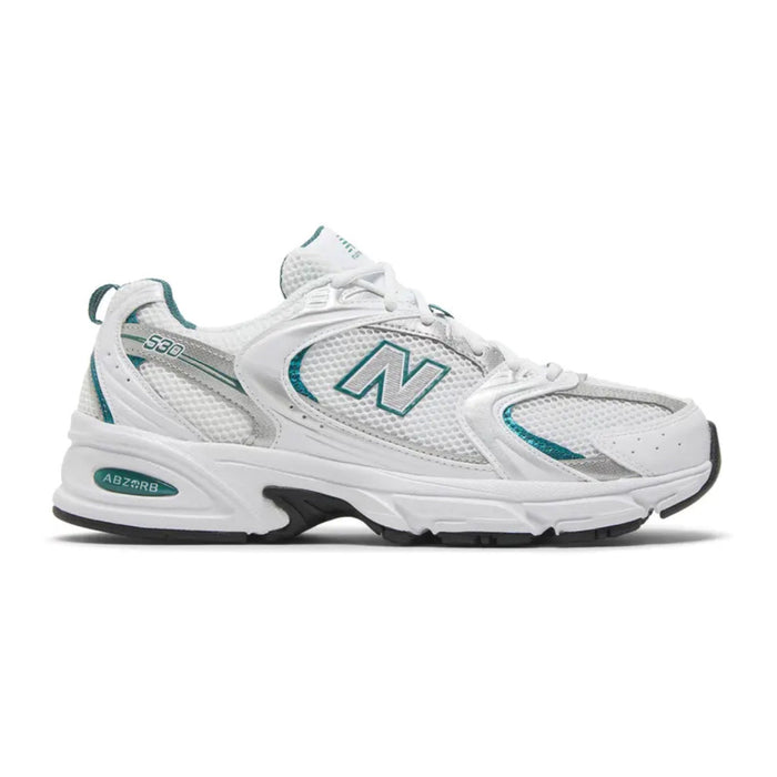 New Balance 530 – White Silver Green