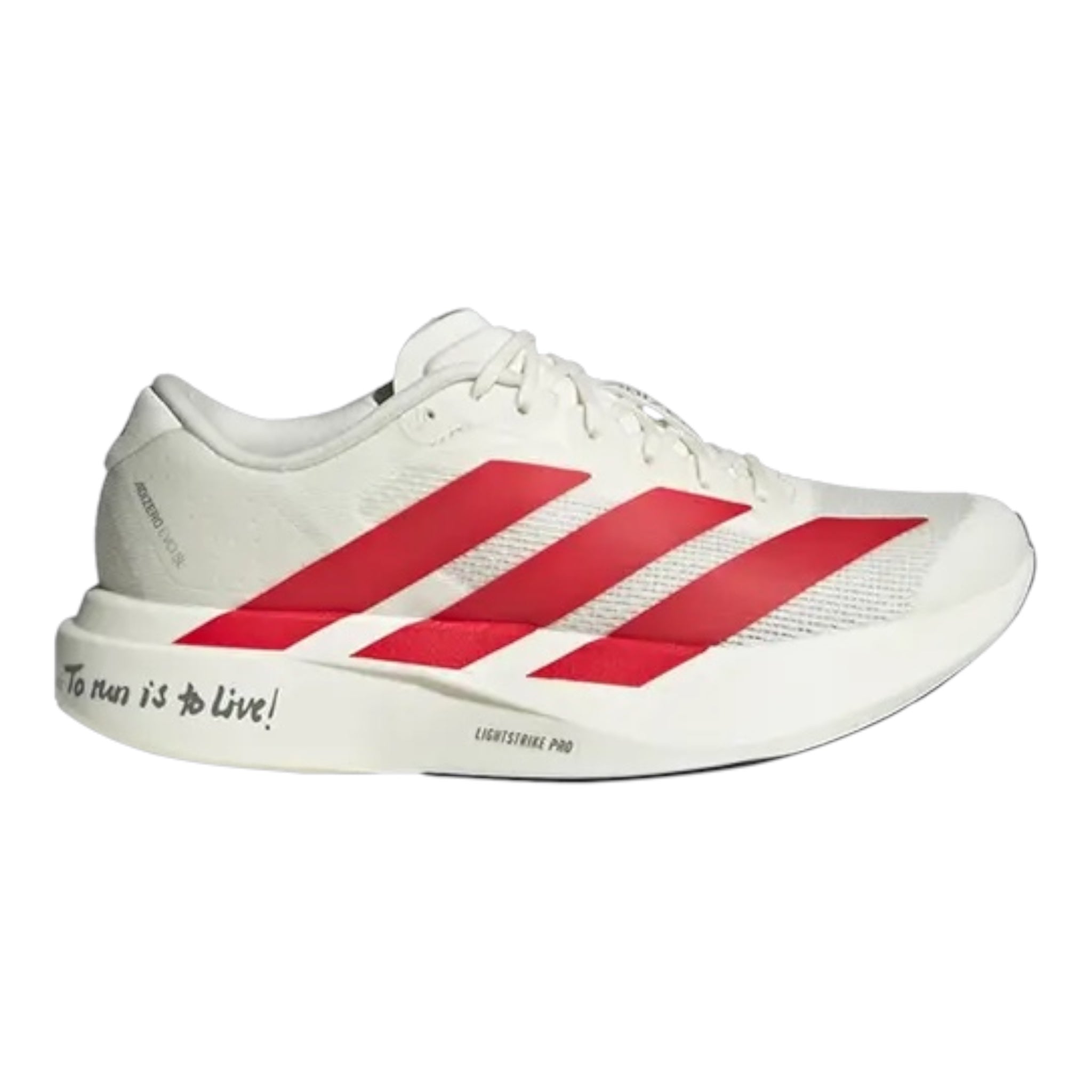 Adidas ADIZERO EVO SL Off-White Better Scarlet