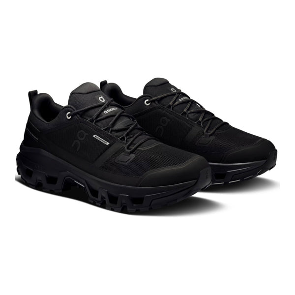On Running Cloudrock Low Waterproof All Black