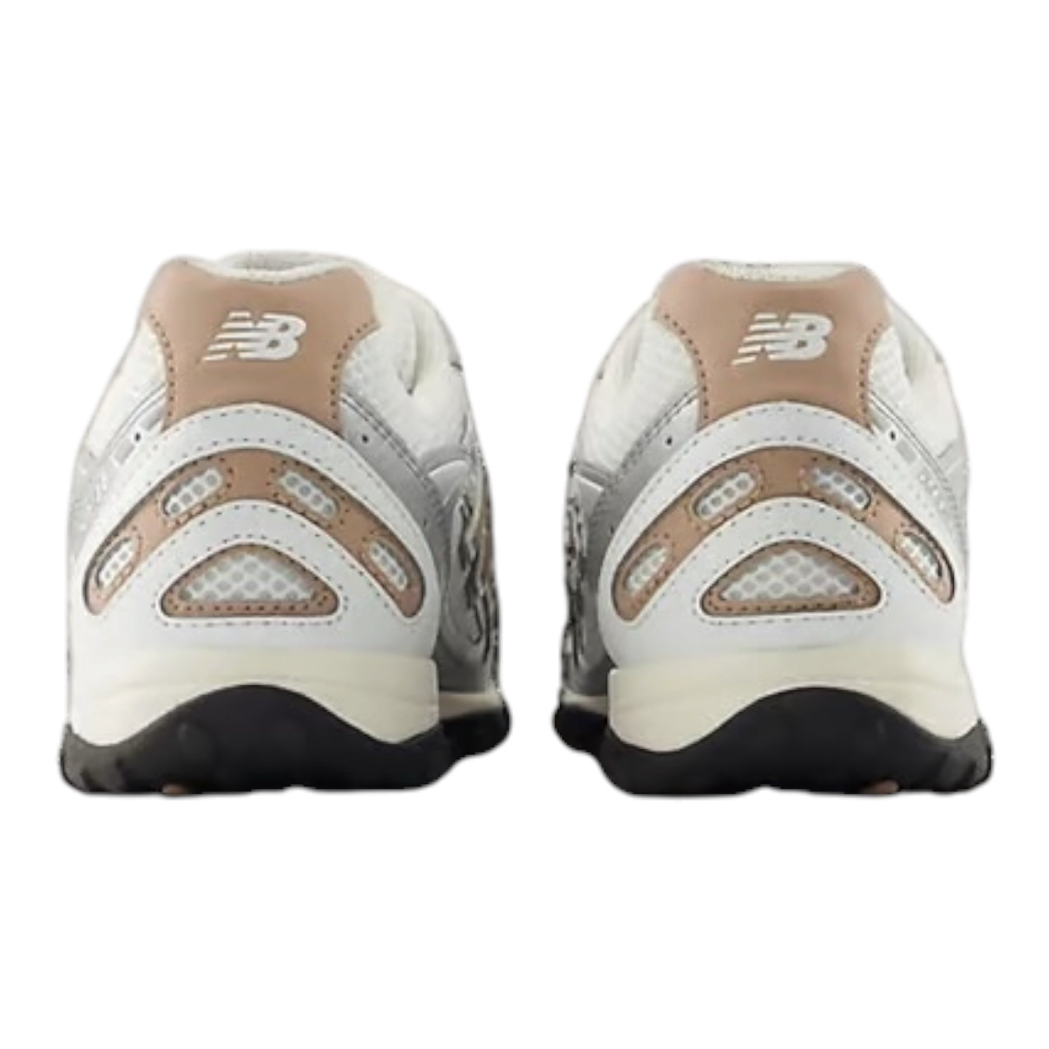 New Balance 204L sneaker in the silver metallic and flat taupe colorway