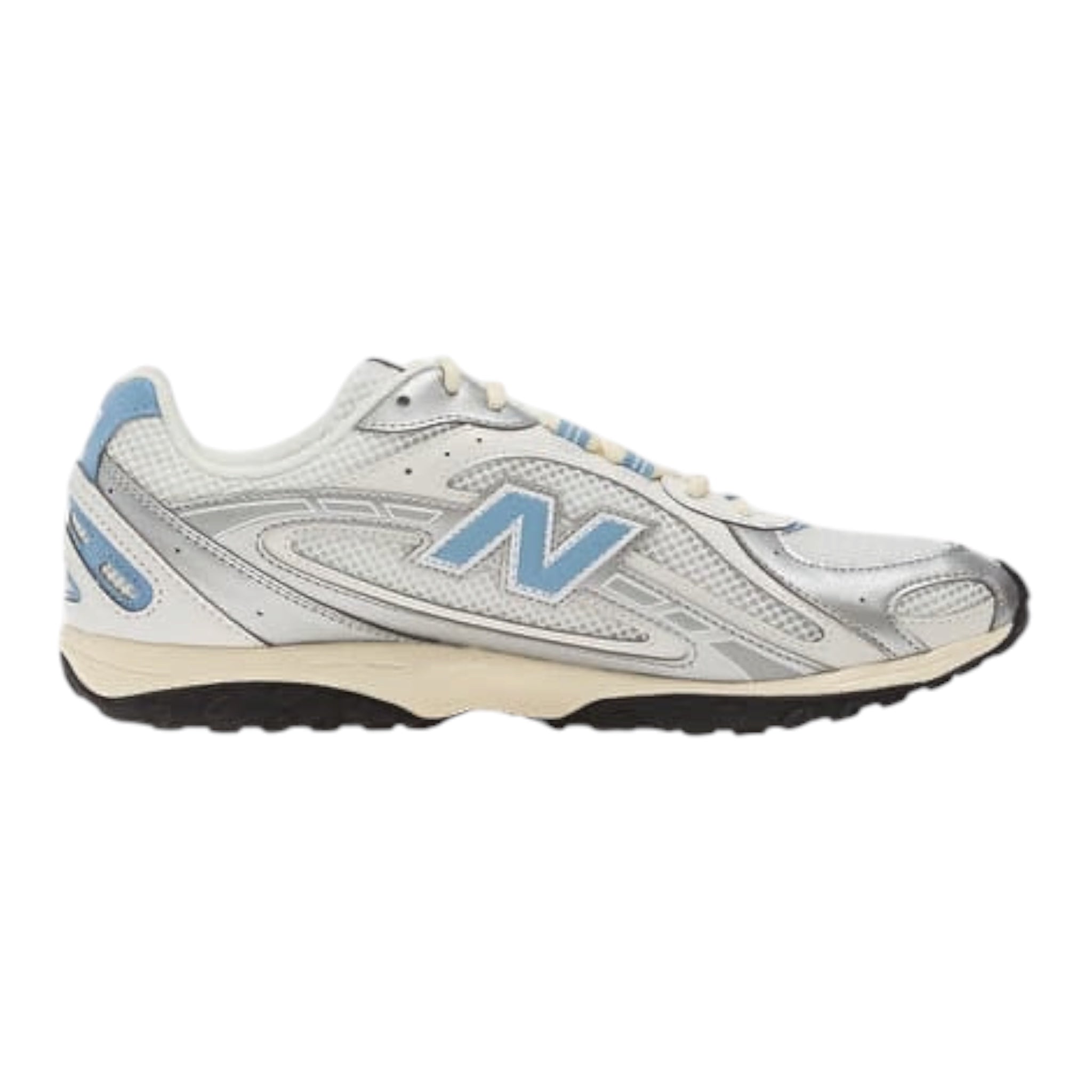 New Balance 204L sneakers in the "Silver Metallic/Still Water" (or "Ice Blue" or "Sky") colorway