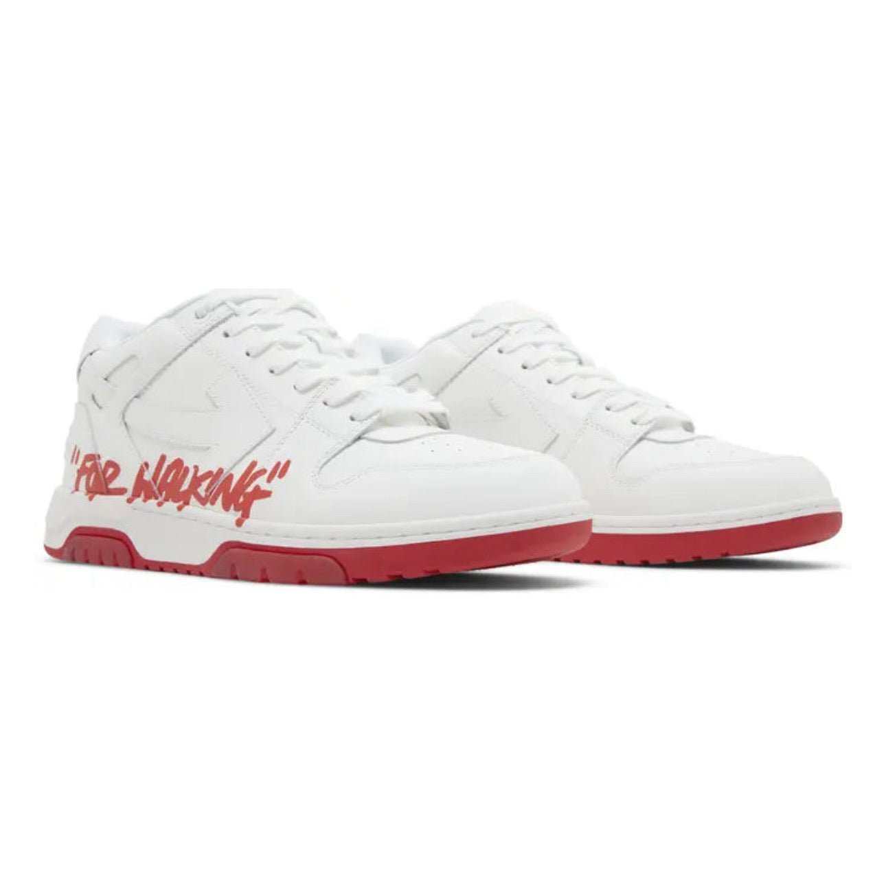 Off-White Out of Office Low 'For Walking - White Red' 2023