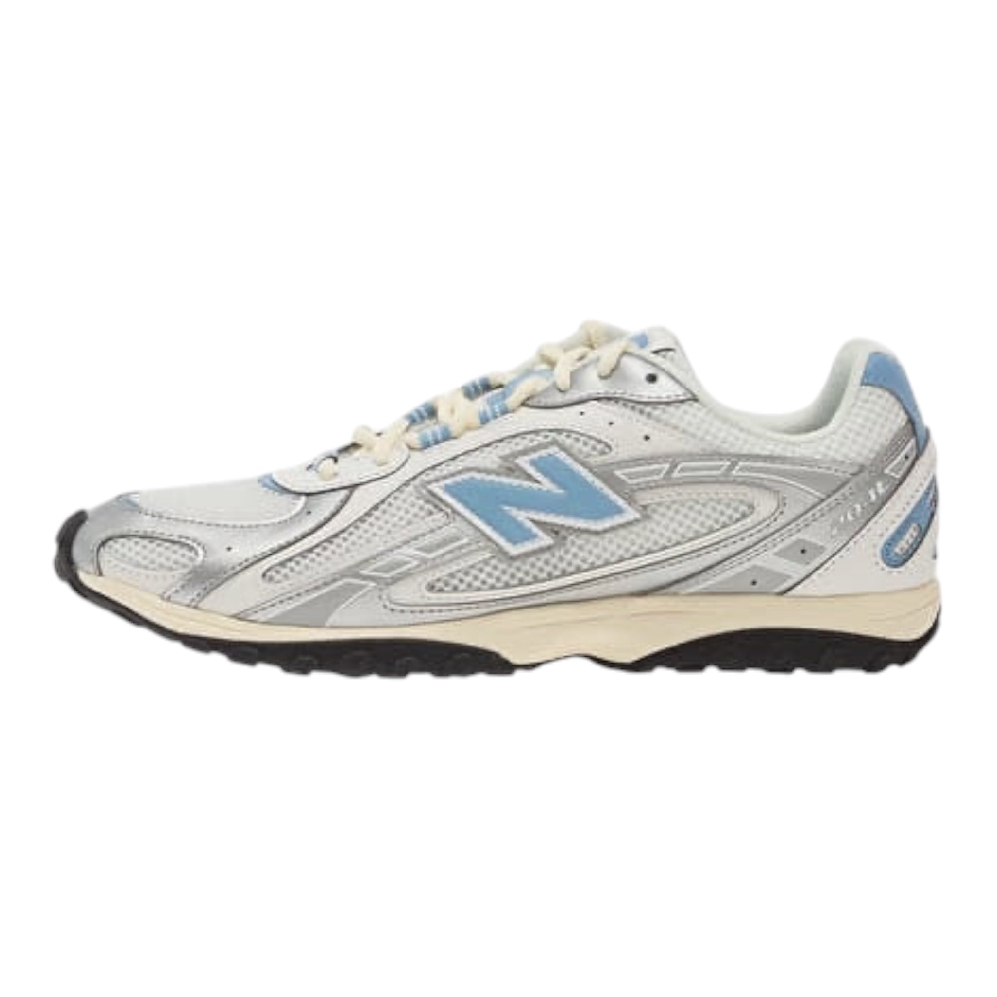 New Balance 204L sneakers in the "Silver Metallic/Still Water" (or "Ice Blue" or "Sky") colorway