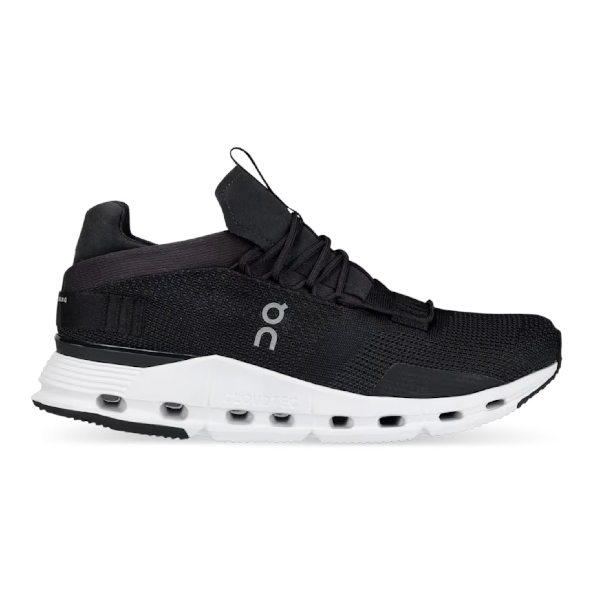 On cloud nove black white