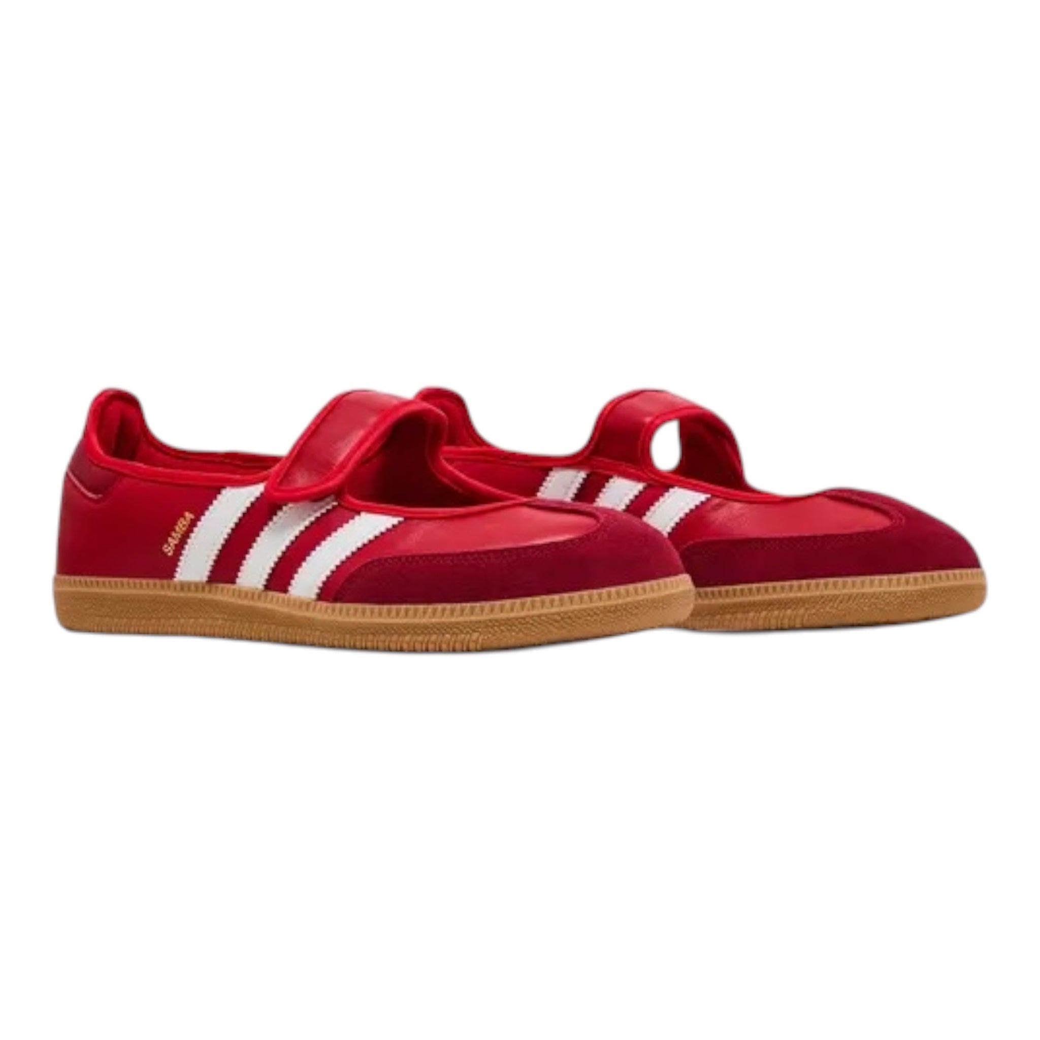 Adidas Wome‘s Samba may Jane Ballerina Shoes in Red