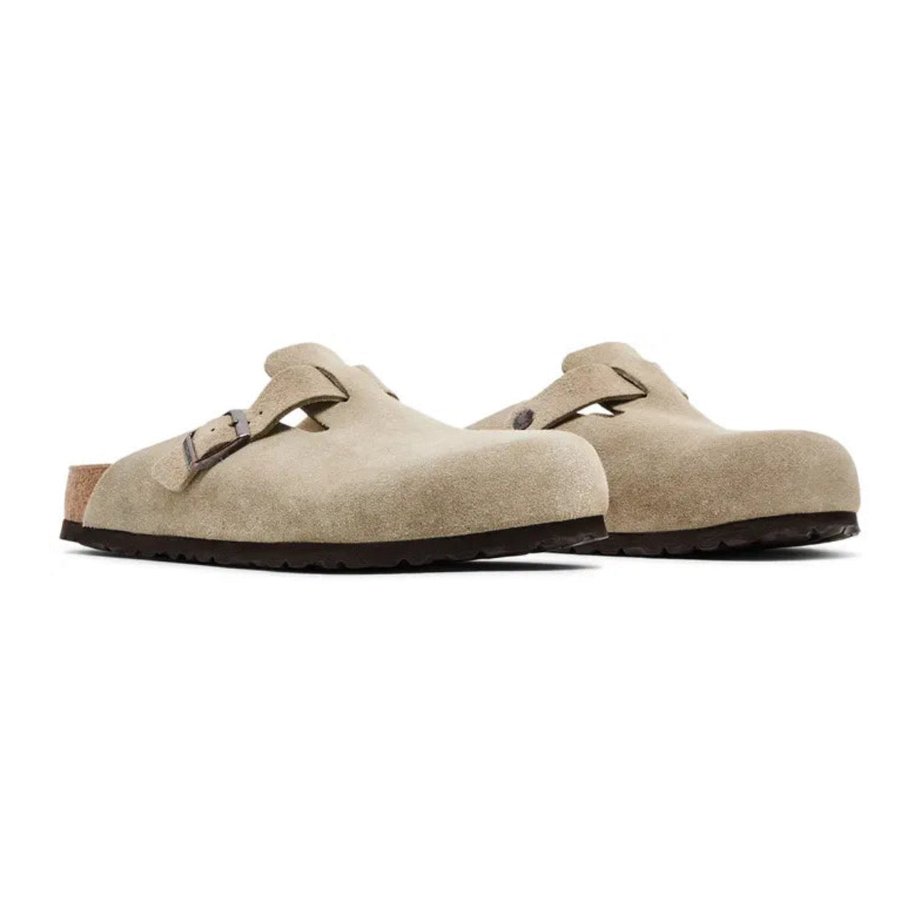 Birkenstock Boston BS Footbed – Suede Taupe