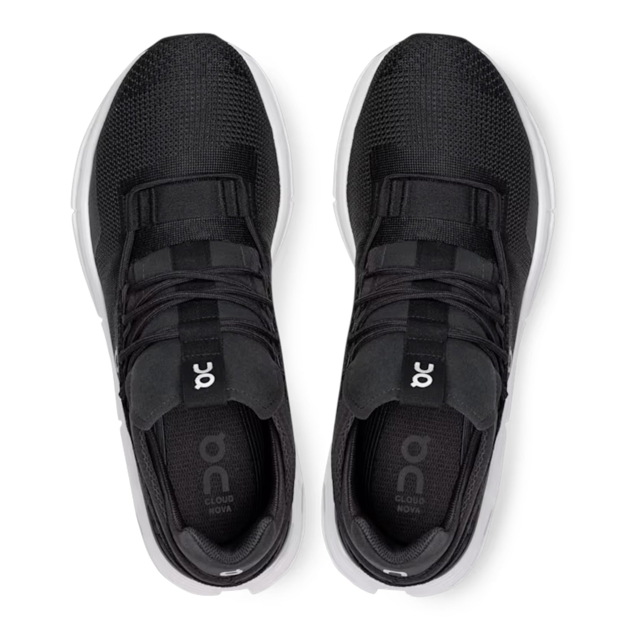 On cloud nove black white