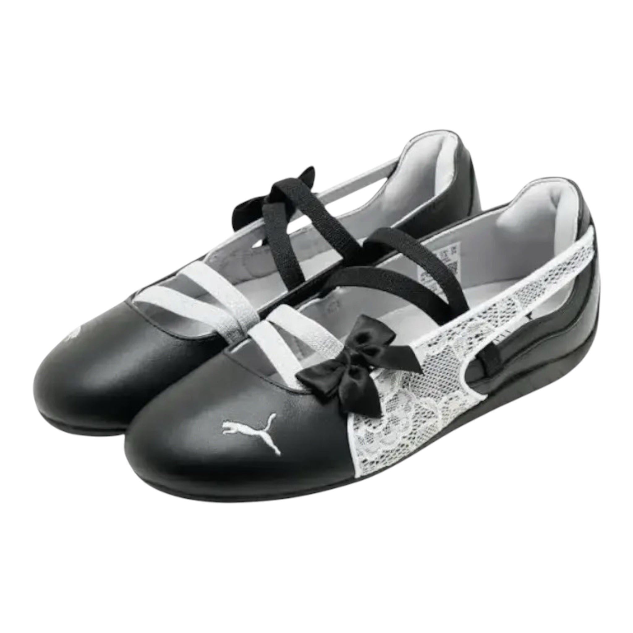 PUMA Speedcat Ballet Laces Black White