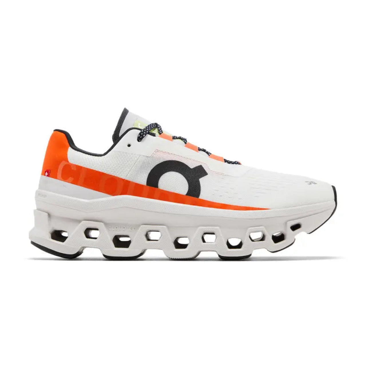 On Running Cloudmonster Undyed/White/Flame