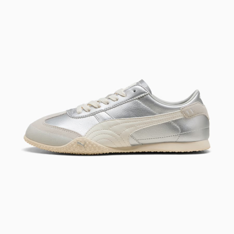 Puma Wmns Bella V2 Leather 'Warm White Silver' sneakers