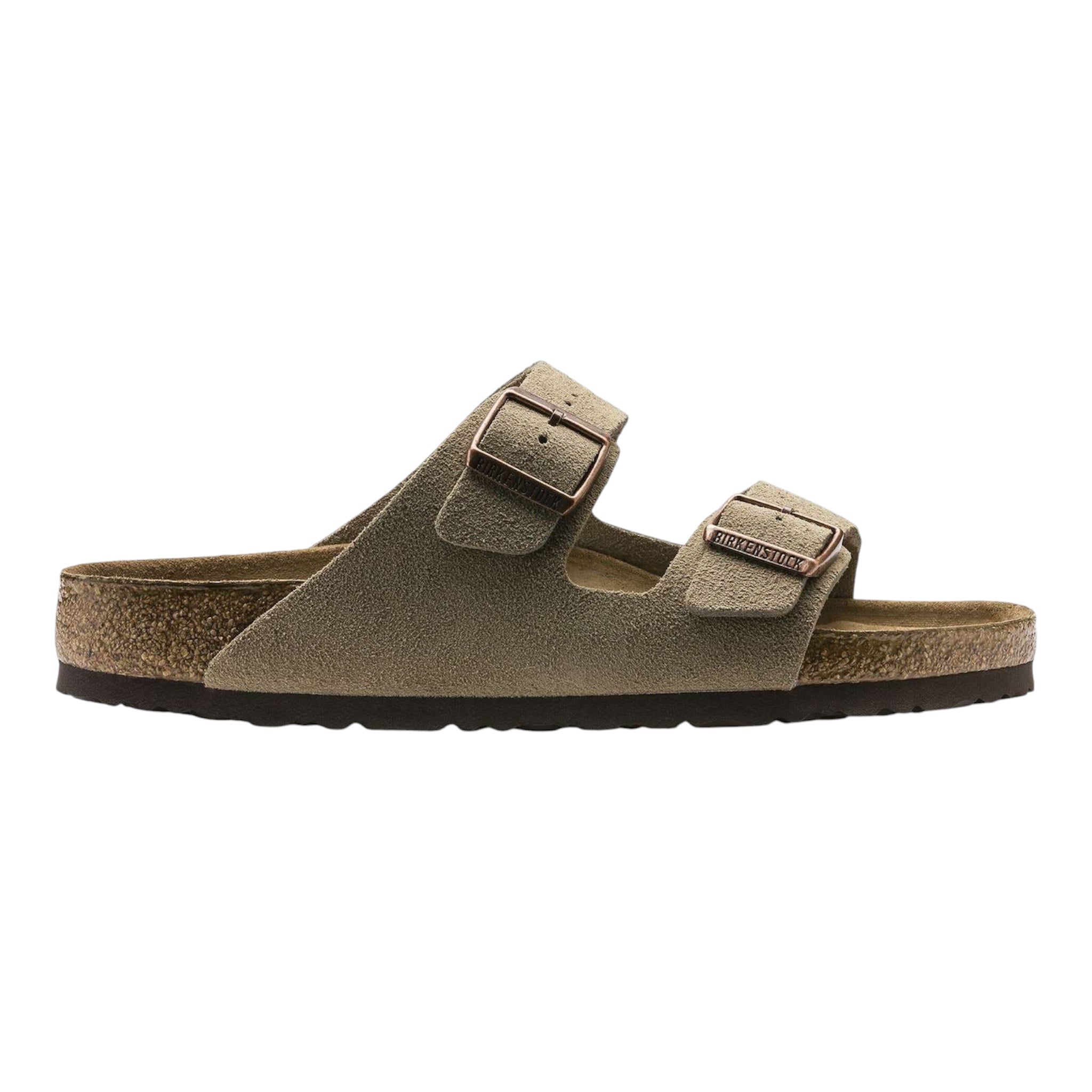 Arizona Soft Footbed Taupe Suede Leather