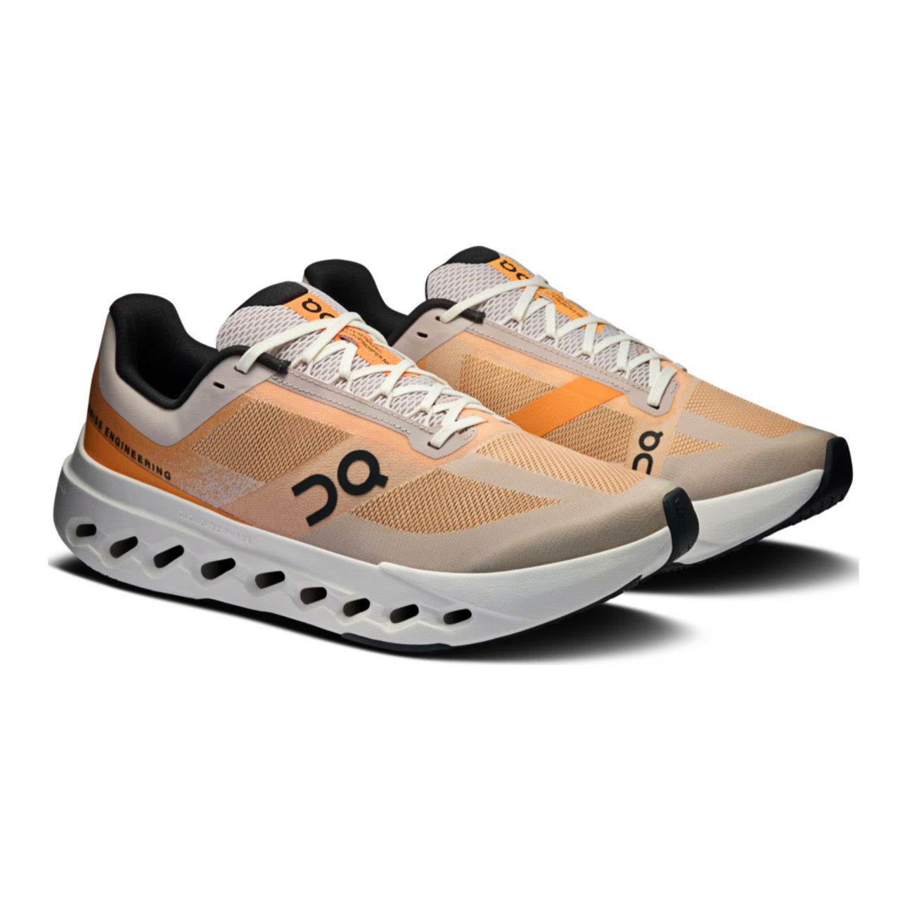 On Running Cloudsurfer Next Tangerine Ivory