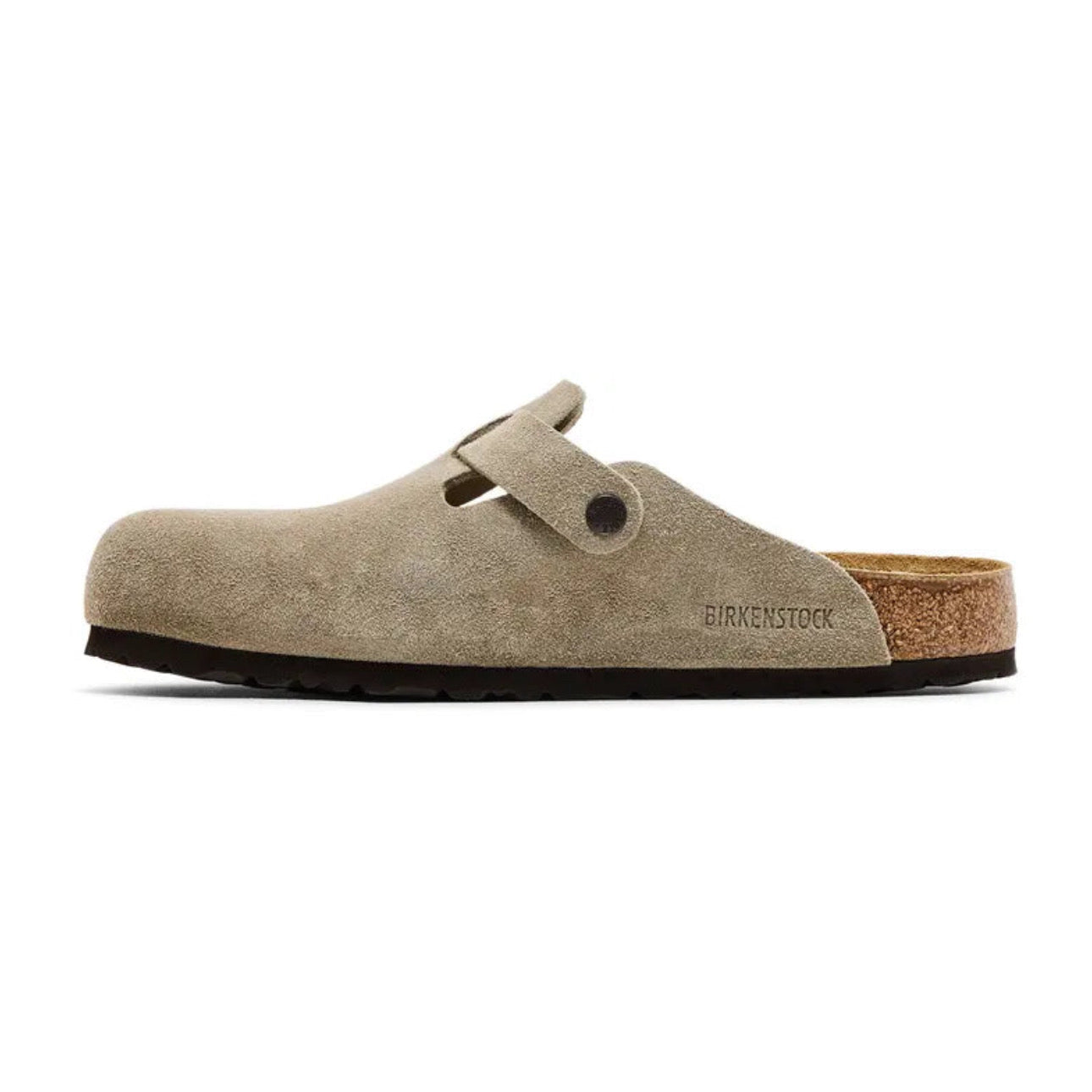 Birkenstock Boston BS Footbed – Suede Taupe