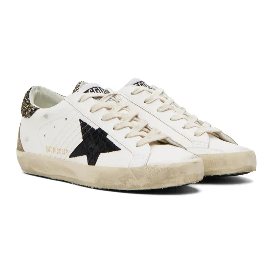 Golden Goose Super-Star – White Ice Silver Aquamarine