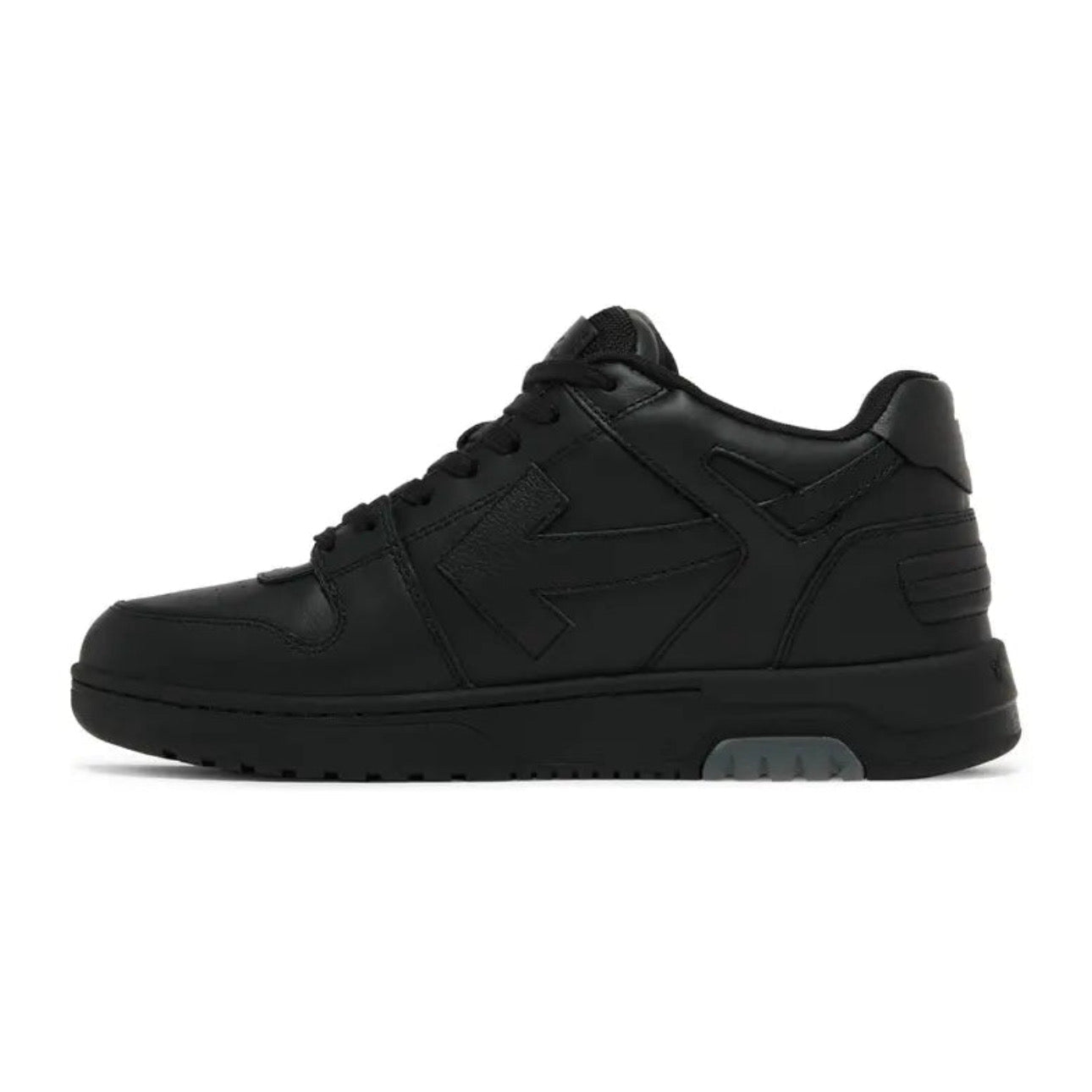 OFF-WHITE Out Of Office OOO For Walking Low Tops – Black White