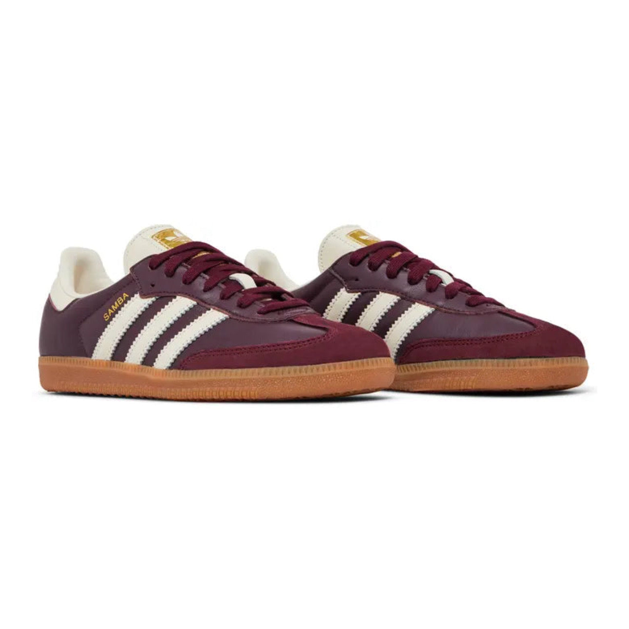 Adidas Samba OG Maroon – Gold Metallic