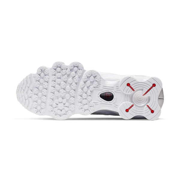 Nike Shox TL White/Metallic Silver/Max Orange/White