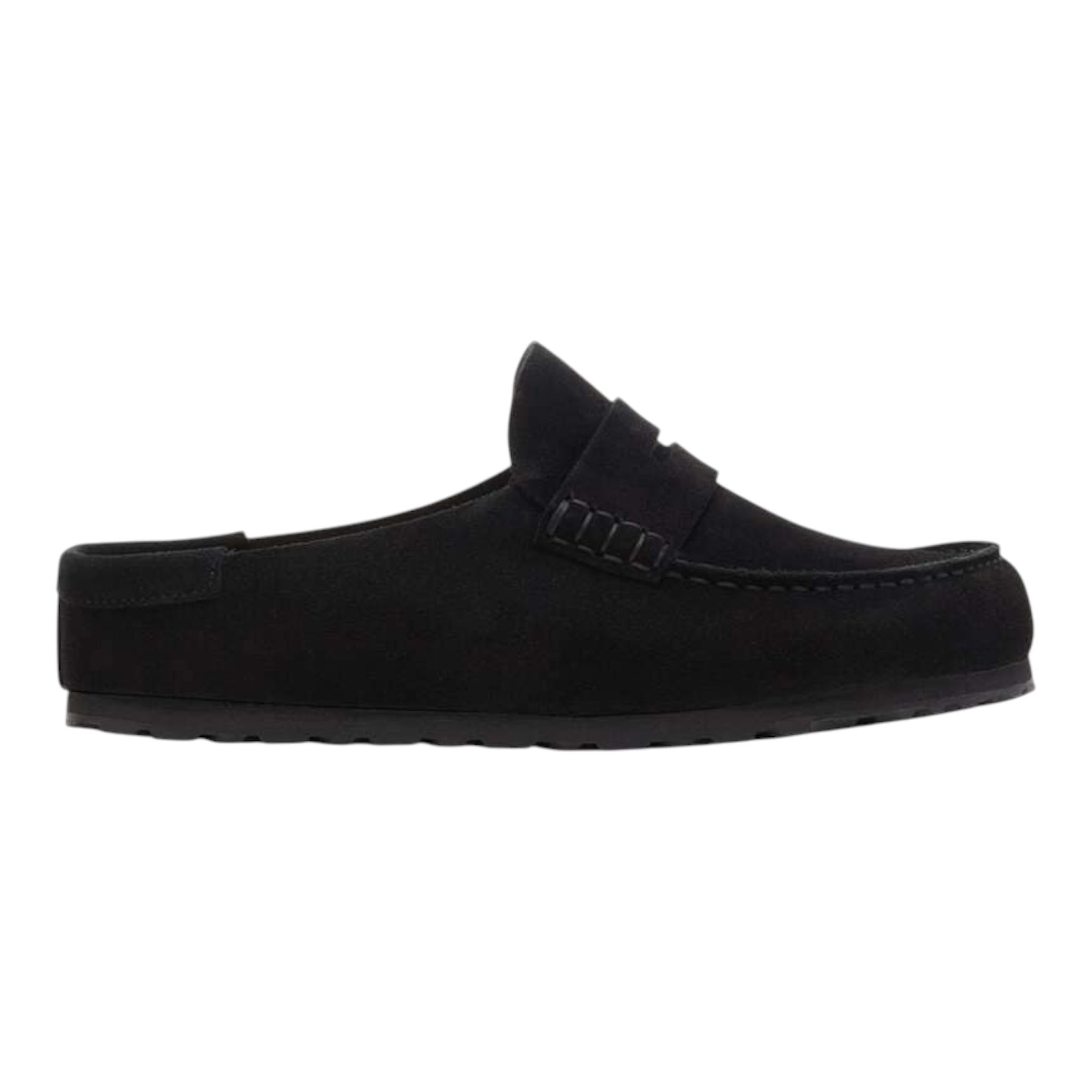 Naples Wrapped Black Suede Leather