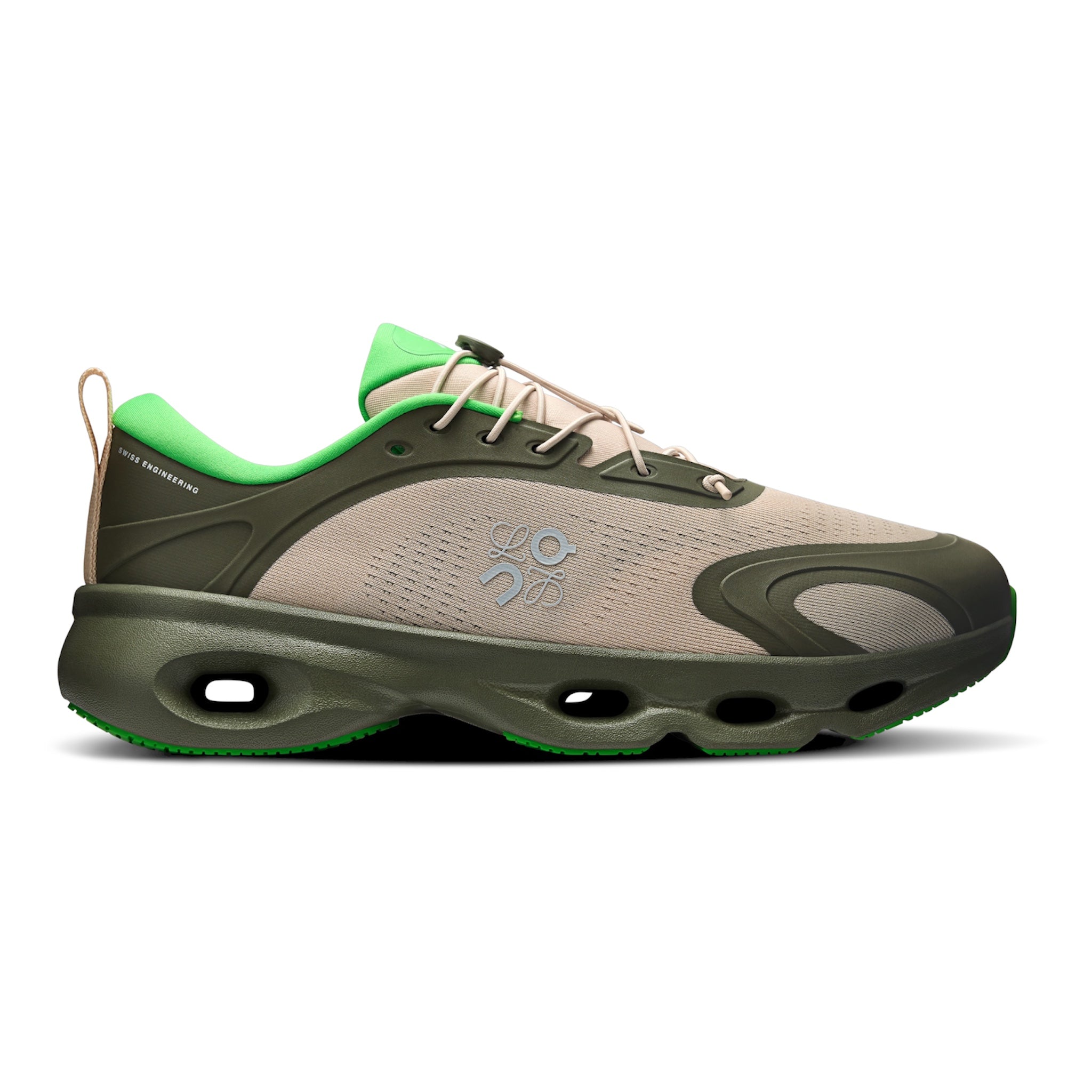 On Running Cloudsolo LOEWE Khaki Green Sand
