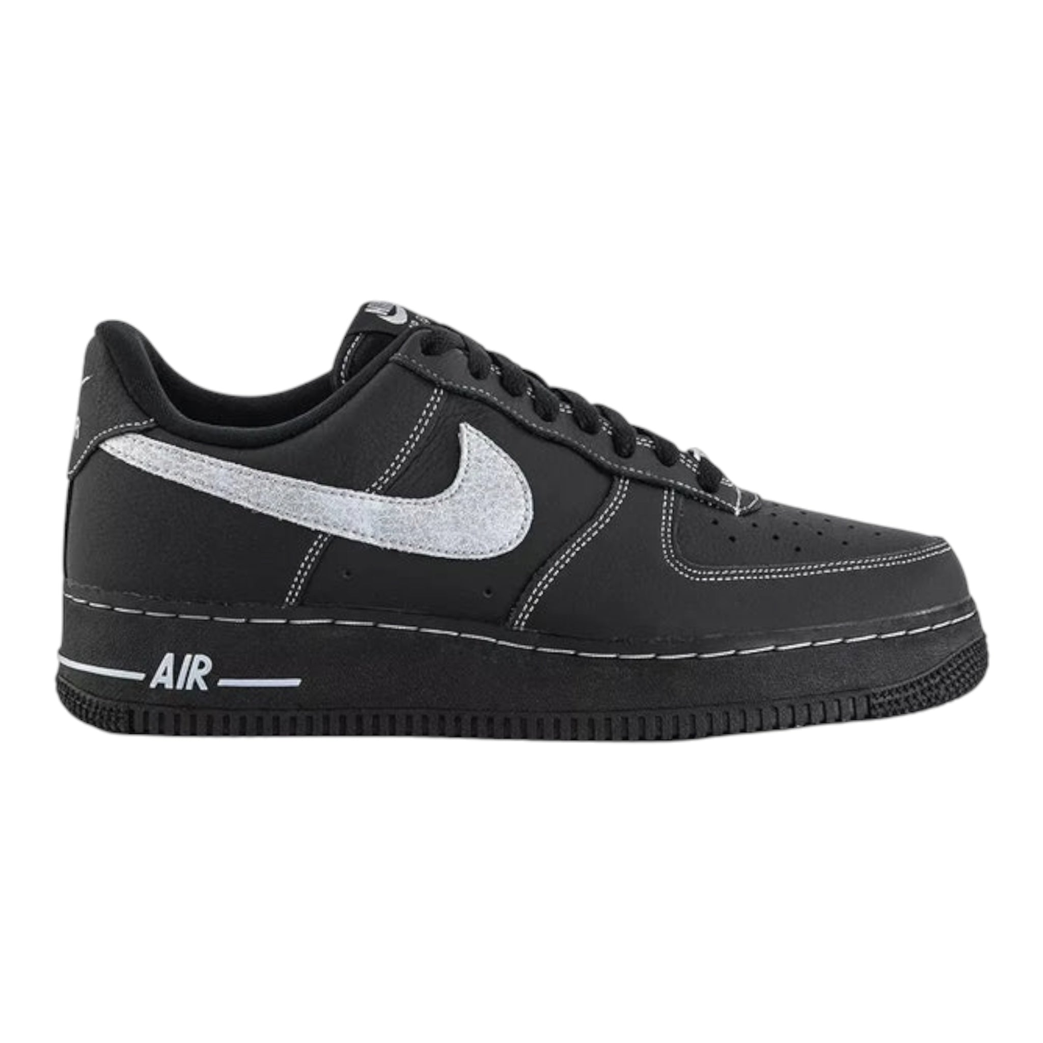 Air Force 1 07 Trainers Black Wolf Grey Black Black