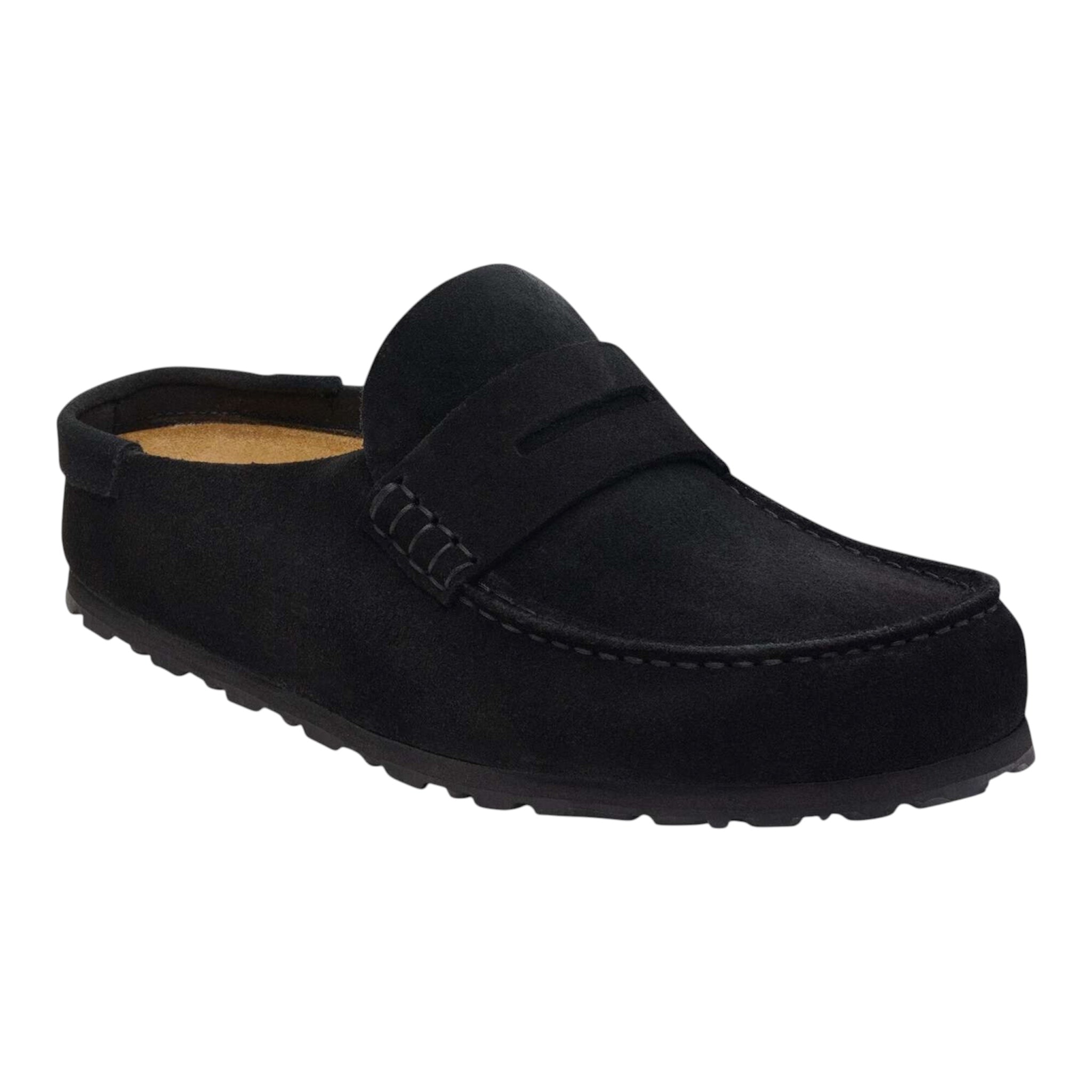 Naples Wrapped Black Suede Leather