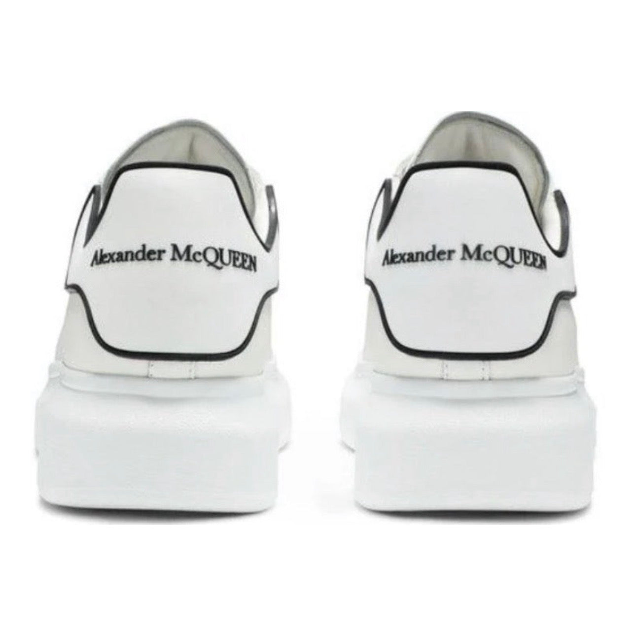 Alexander Mcqueen Oversized – White Black Trim