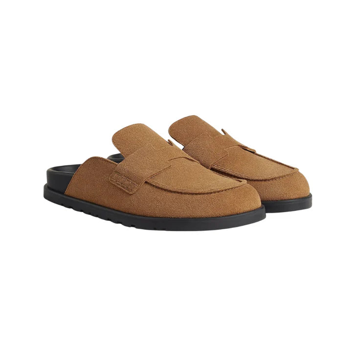 Hermès Go mule 'Brun Fumé'