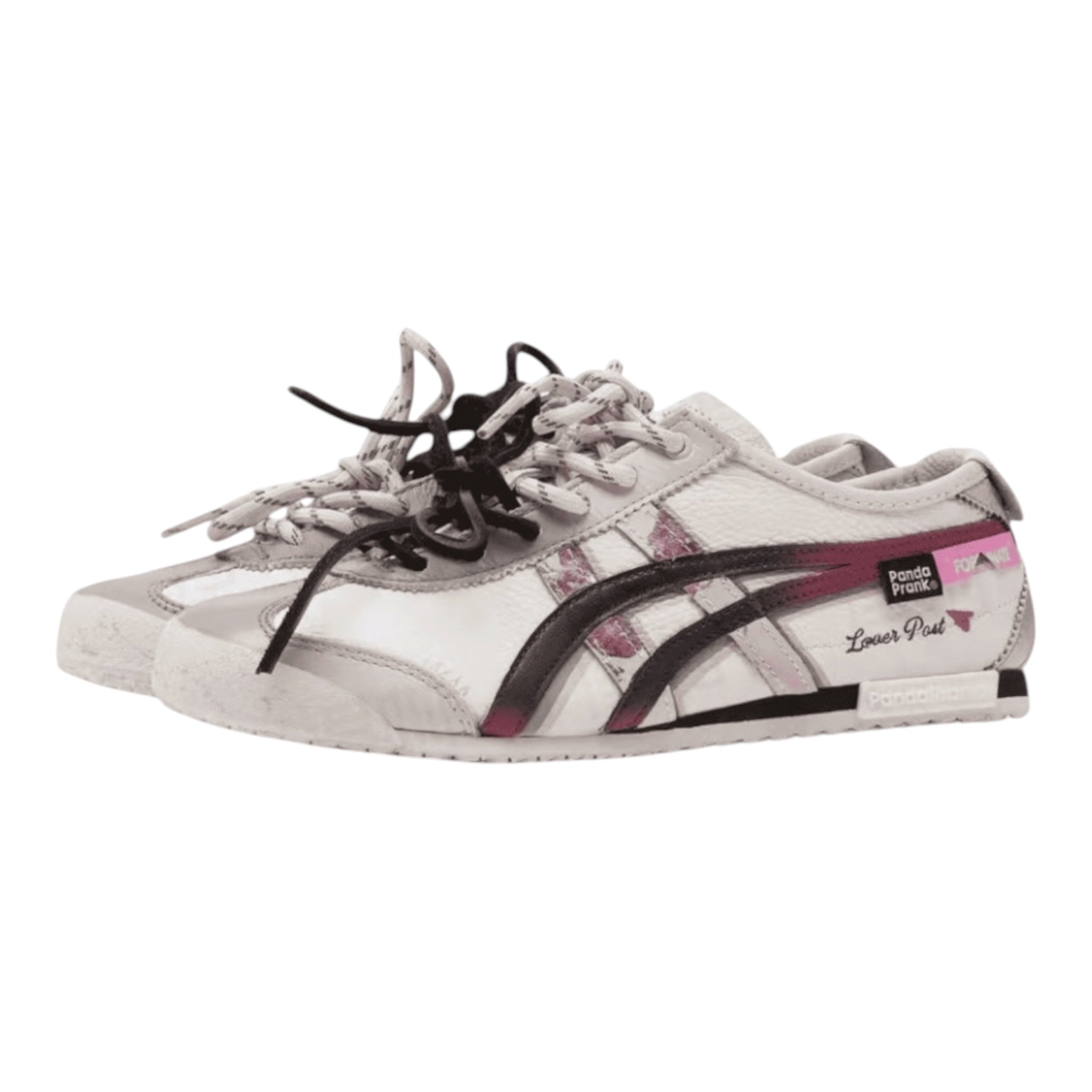 Onitsuka Mexico 66 panda prank white gray pink
