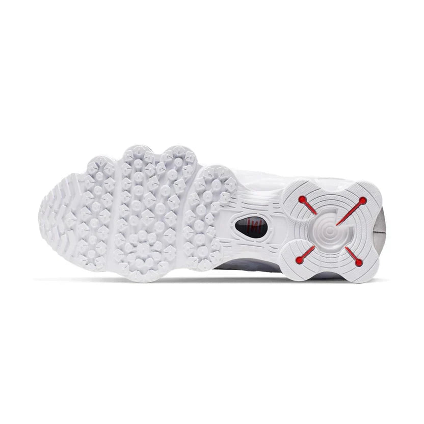 Nike Shox TL White/Metallic Silver/Max Orange/White