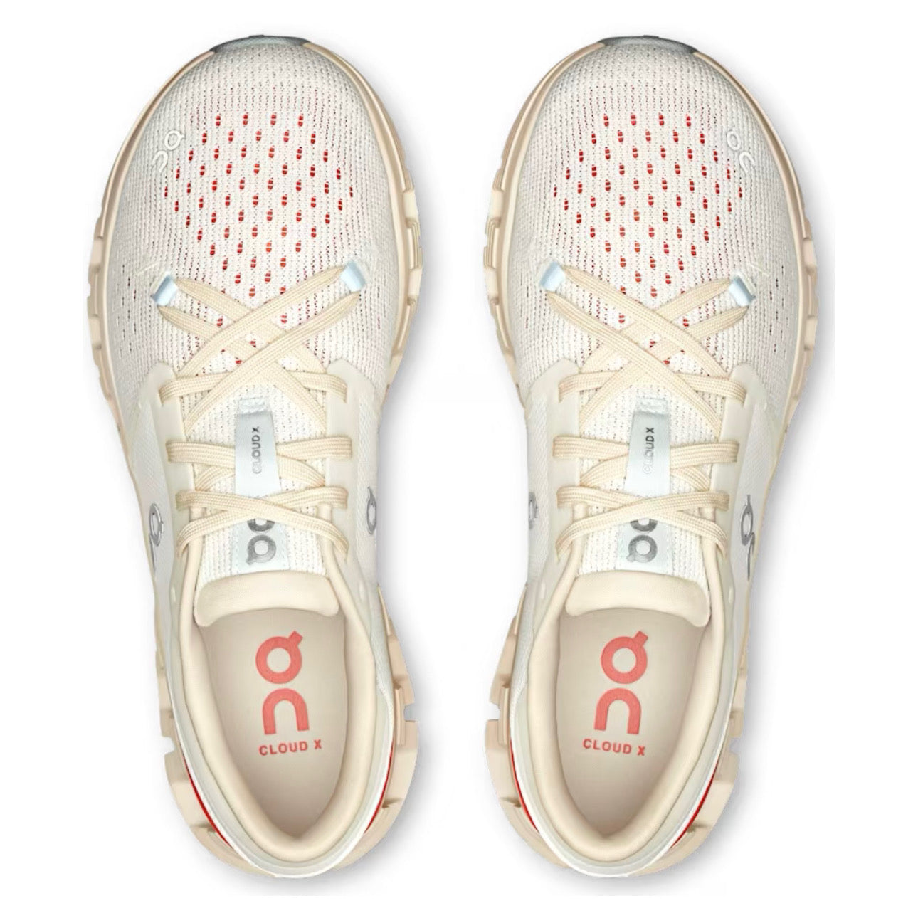 ON Cloud X 4 'Ivory | Salmon'