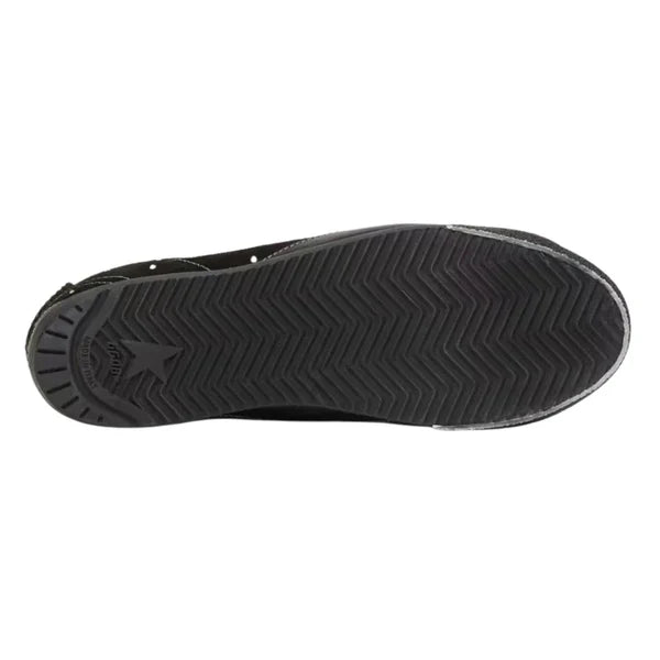 Golden Goose True-Star in black suede with Swarovski crystals and black leather star