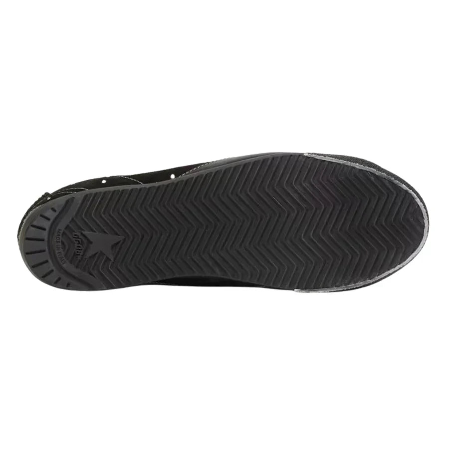 Golden Goose True-Star in black suede with Swarovski crystals and black leather star