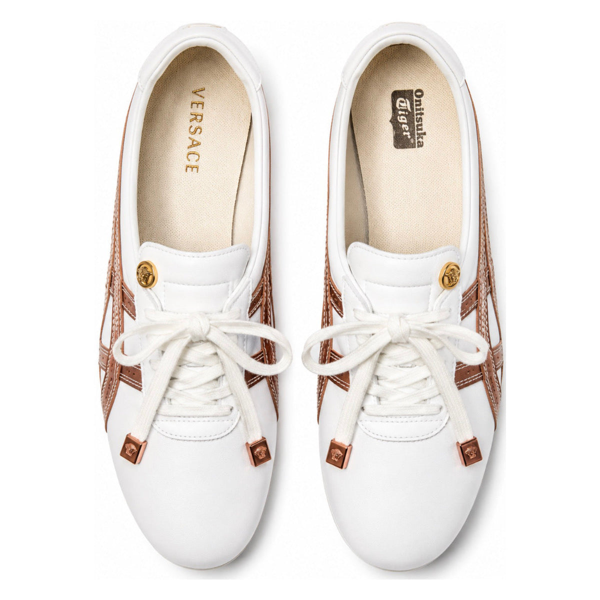 Onitsuka Tiger Versace X TAI-CHI Sakura Nappa Brown