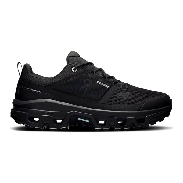 On Running Cloudrock Low Waterproof All Black