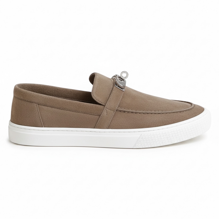 Hermes Sneakers slip-on Game - Blanc Beige