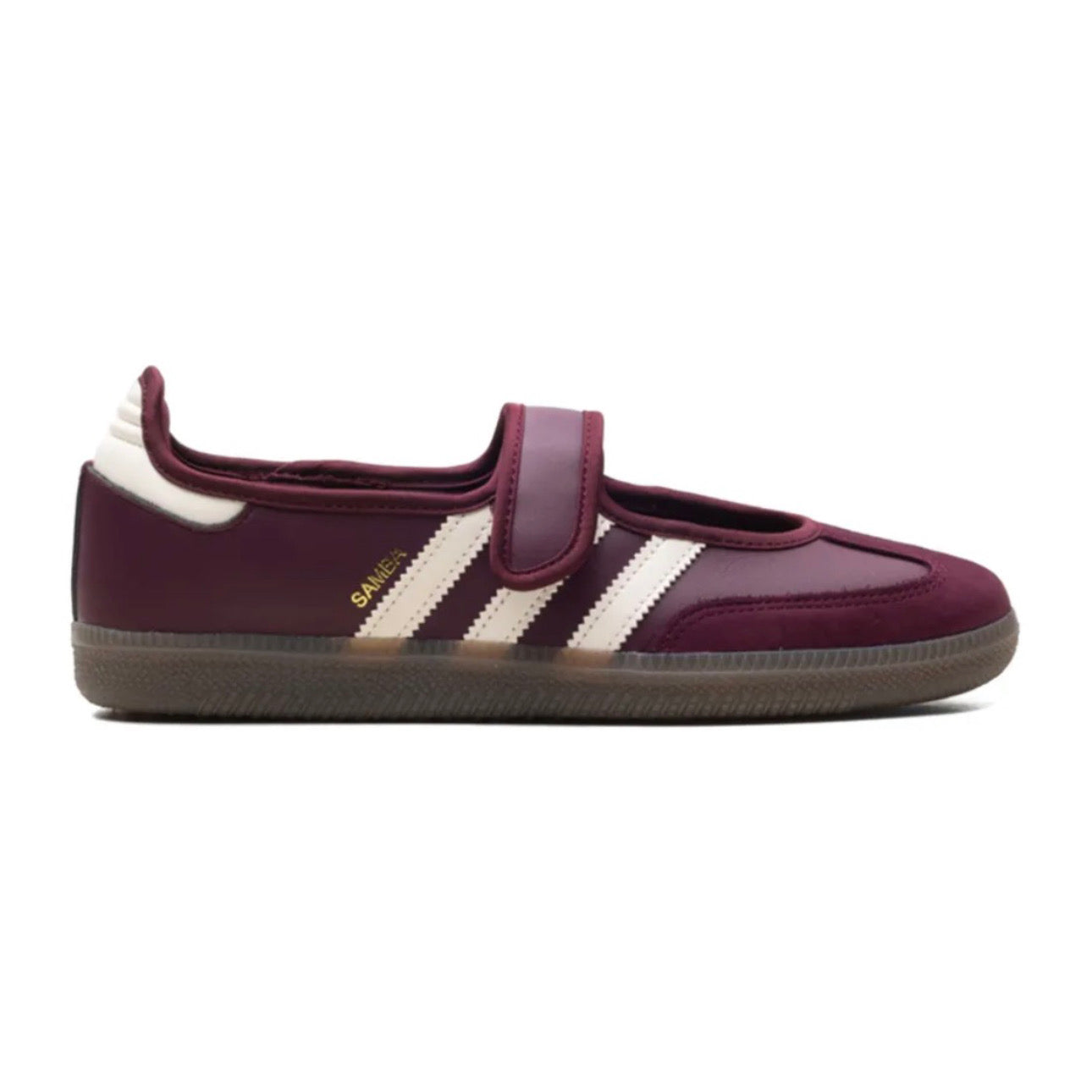 adidas Wmns Samba Mary Jane 'Maroon Cream White Gold Metallic'
