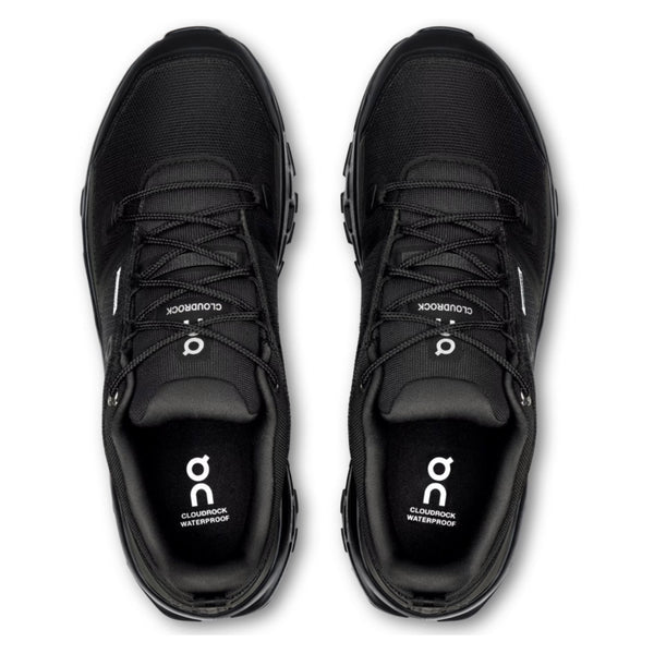 On Running Cloudrock Low Waterproof All Black