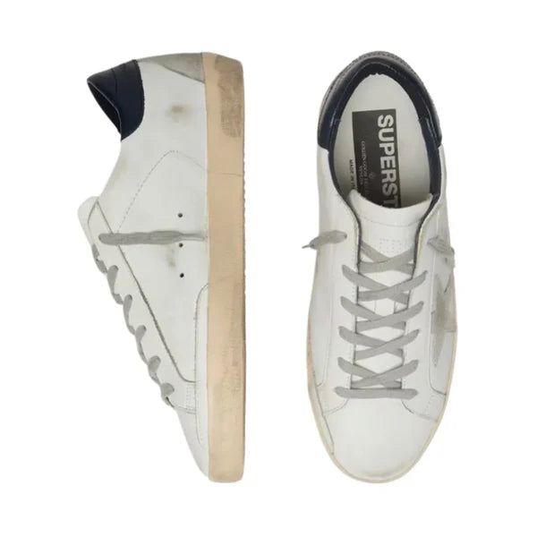 Golden Goose Superstar – Black Glitter Heel