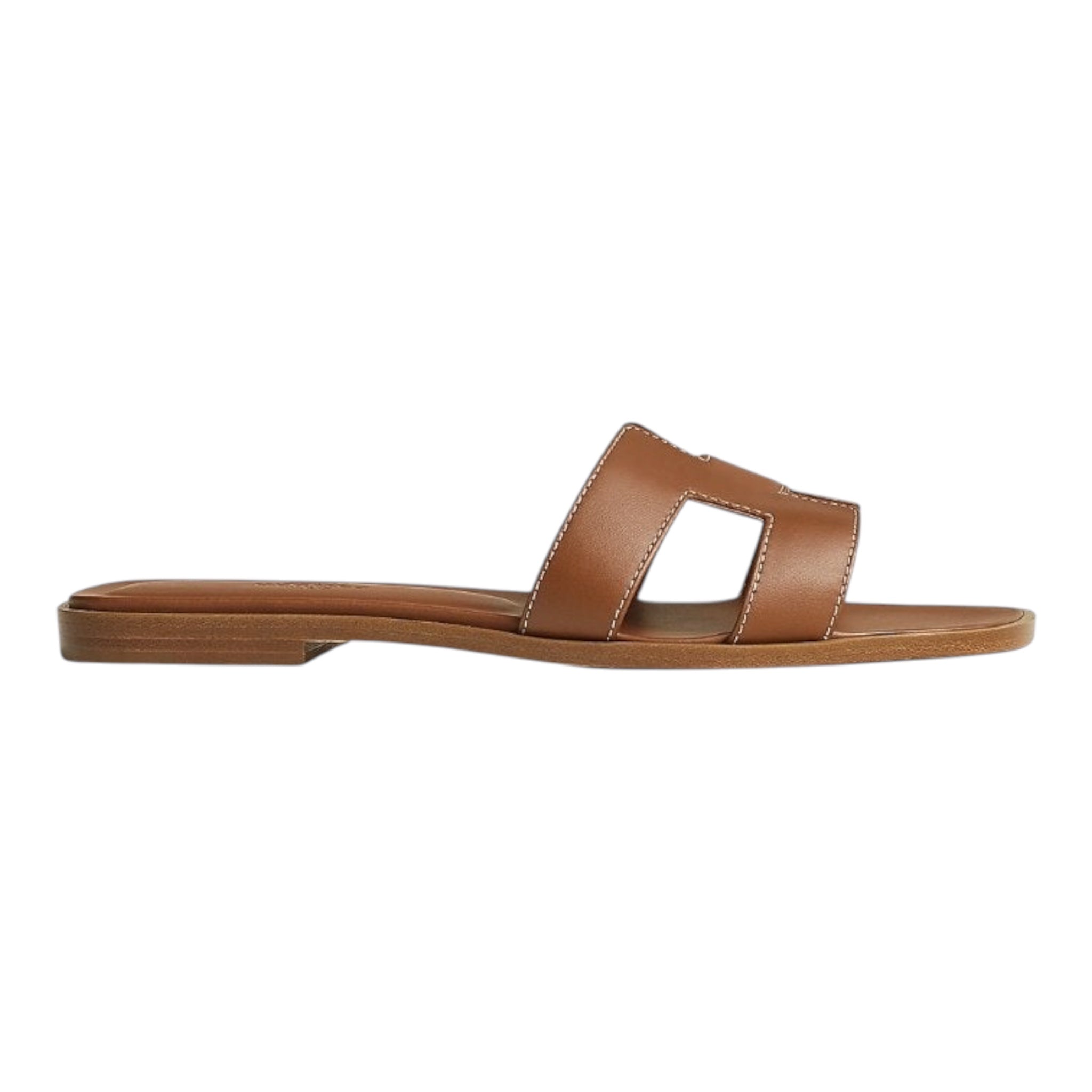Hermes Oran Sandals brown