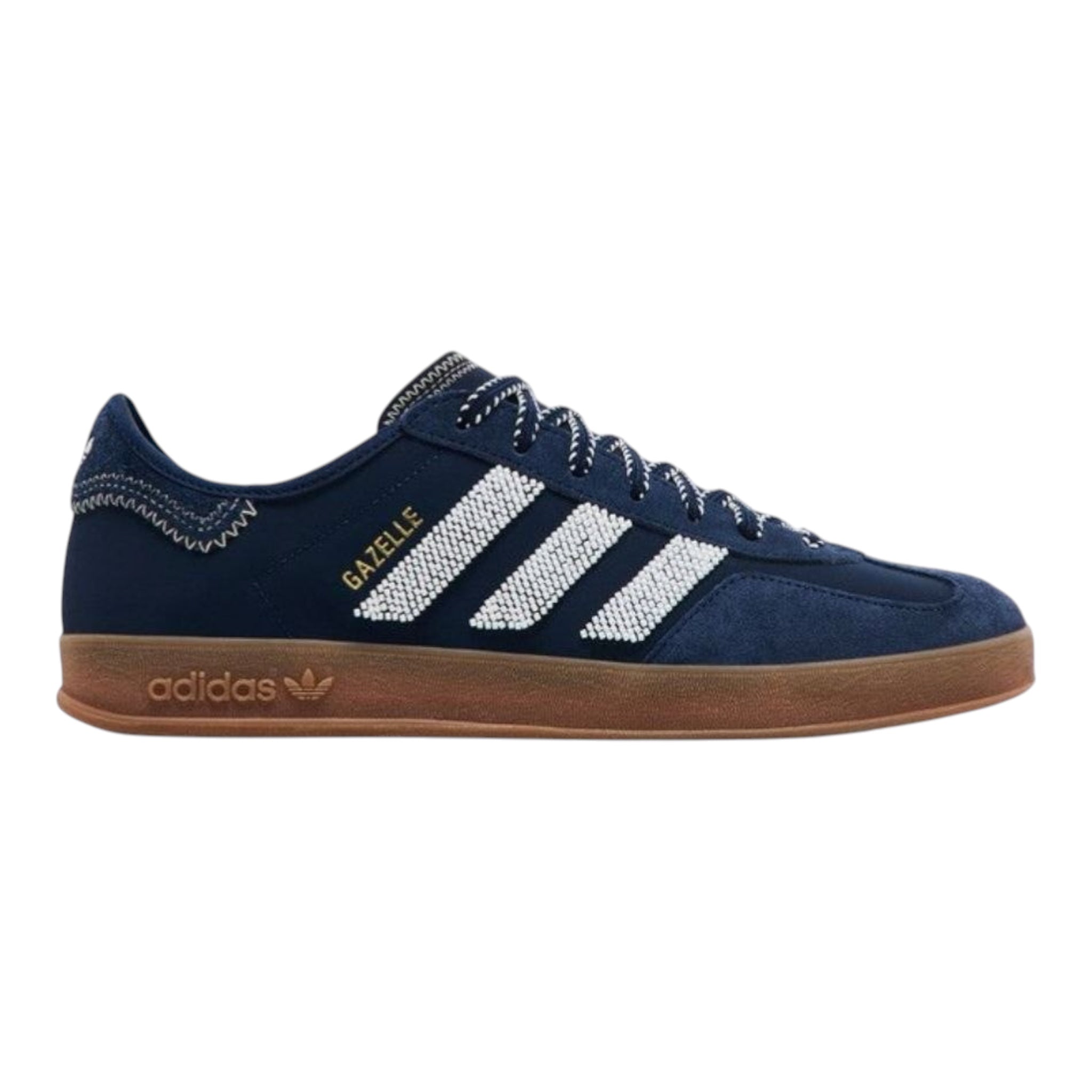 Adidas Gazelle Indoor "Night Indigo / Pearl White / Gum"