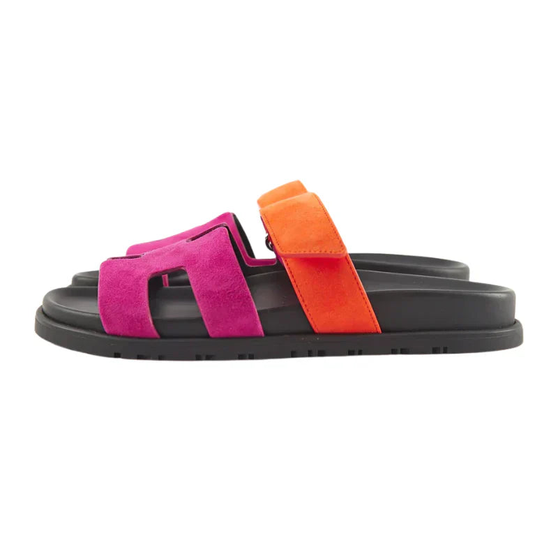 Hermes Chypre Sandal Rose Chapas / Orange Synthétique